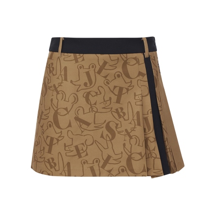 女款 層次拼接百褶褲裙 CB25A4W20005