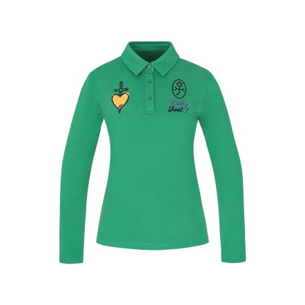 女款 LUCKY SHOOT酷炫質長袖上衣 POLO衫 CB24W1W14003