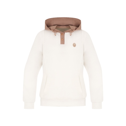 女款 撞色拼接休閒連帽長袖上衣 T-shirt CB24A1W17001