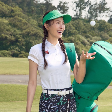 女款 領刺繡飛翔愛心短袖上衣 POLO衫 CB25M4W11019