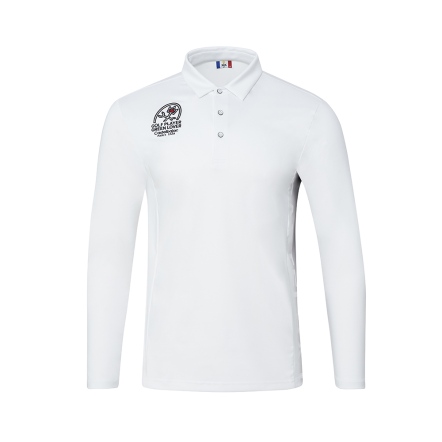 男款 機能剪接俐落長袖上衣 POLO衫 CB25A5M14004