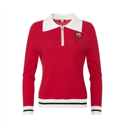 女款 星夢插畫長袖針織衫 CB25A4W54001