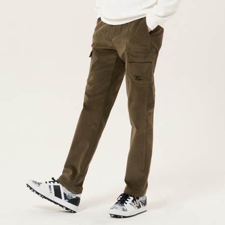 男款 保暖燈芯絨直筒長褲 CB24W1M34003