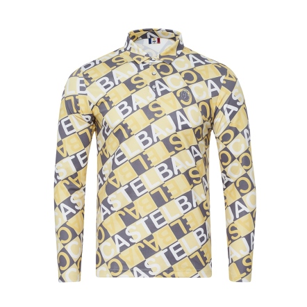 男款 奇幻意象滿版長袖上衣 POLO衫 CB25A5M14003